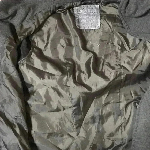 Sebby Vegan Leather and Fleece Moto Jacket Size S - Picture 4 of 6